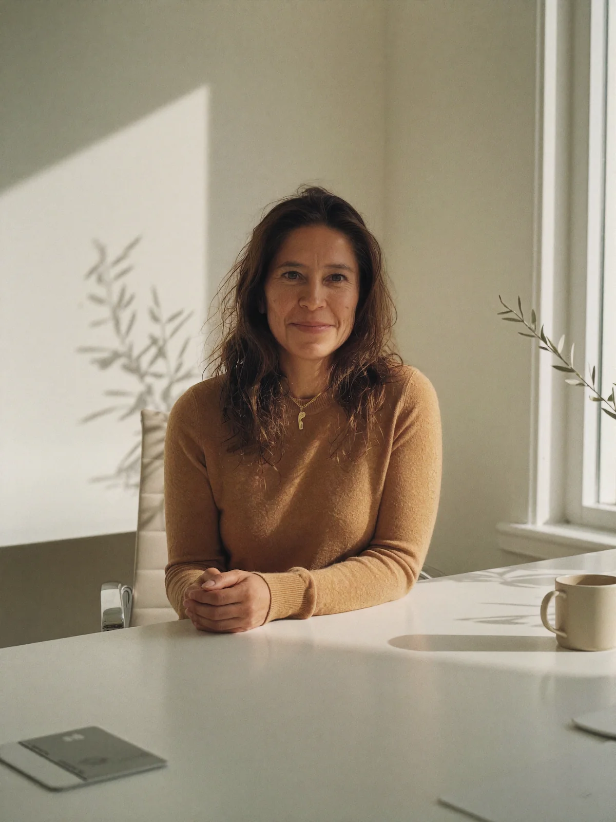 Catalina Calderón Åhgren, fundadora de Agencia Asilo, en su oficina — de Chile a Suecia en 1993, hoy jurista LL.M.